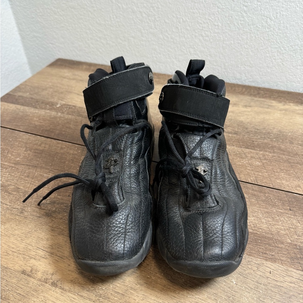 Vintage Nike 312455-002 Air Penny 4 Black Lace-Up Basketball Shoes Men's 10.5 - Picture 3 of 7